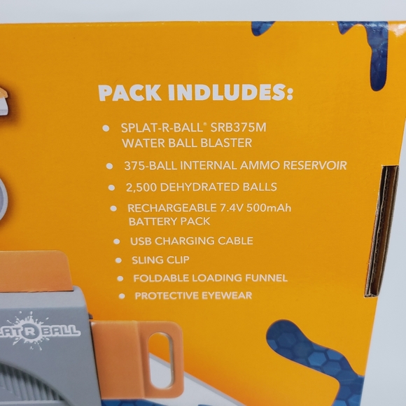 Splat R Ball Auto Water Ball Blaster 2500 Water Balls Rechargeable Battery Pack - Picture 6 of 10